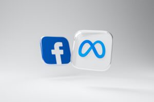 Facebook and meta logo