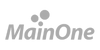 Mainone White Logo